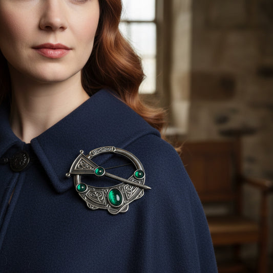 Lochdaw Celtic Penannular Brooch - Handmade in Scotland