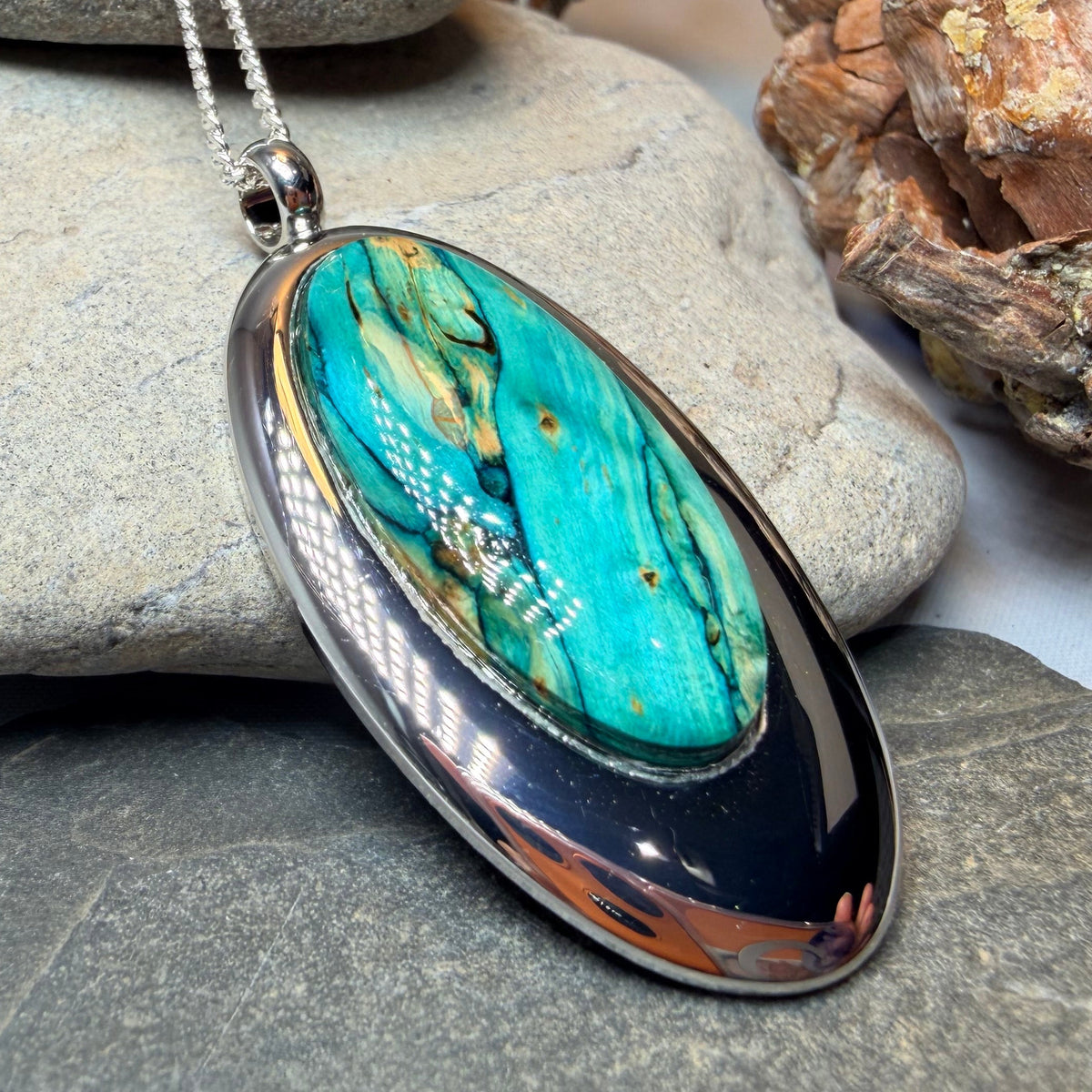 Scottish Highlands Heathergems Necklace - Handmade in Scotland
