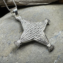 Load image into Gallery viewer, Artisan Irish St. Brigid&#39;s Cross Necklace
