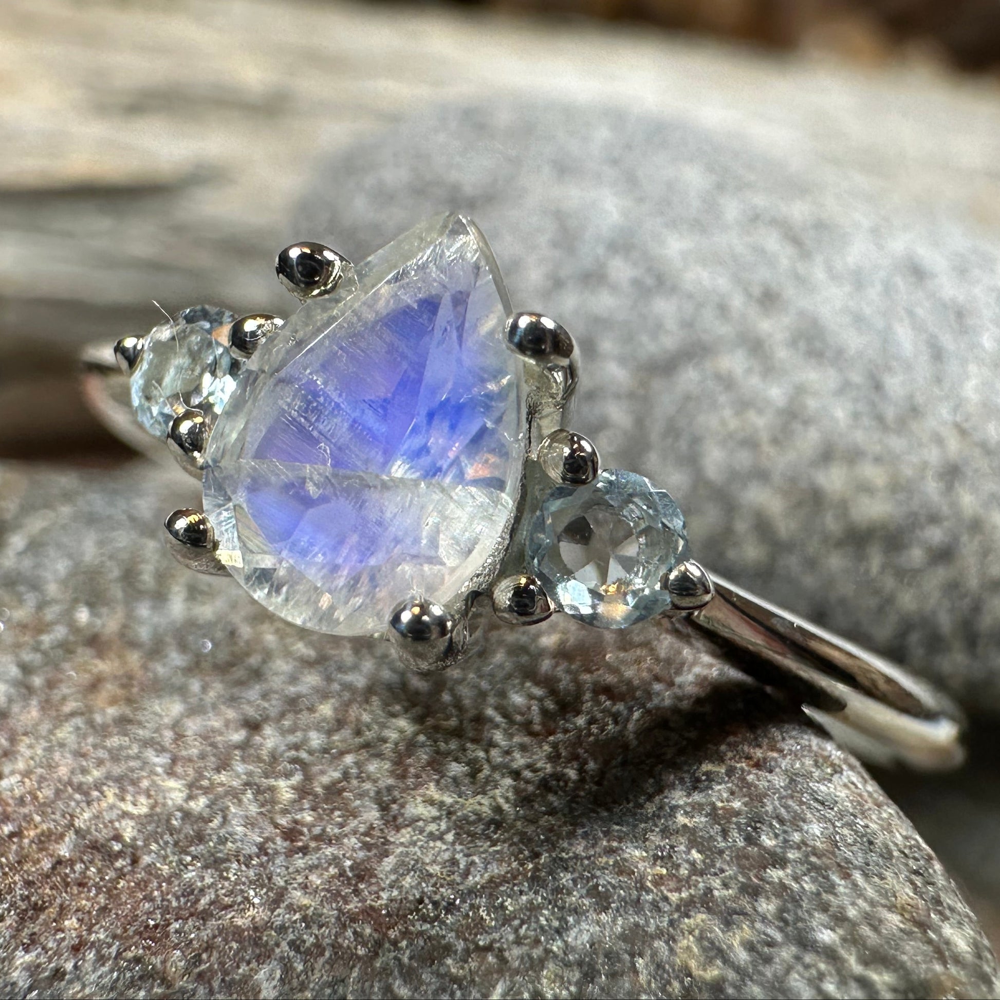 Rylena Moonstone Ring — view 9