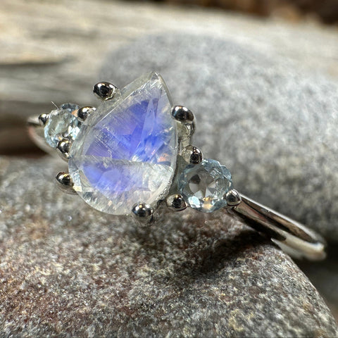 Load image into Gallery viewer, Rylena Moonstone Ring

