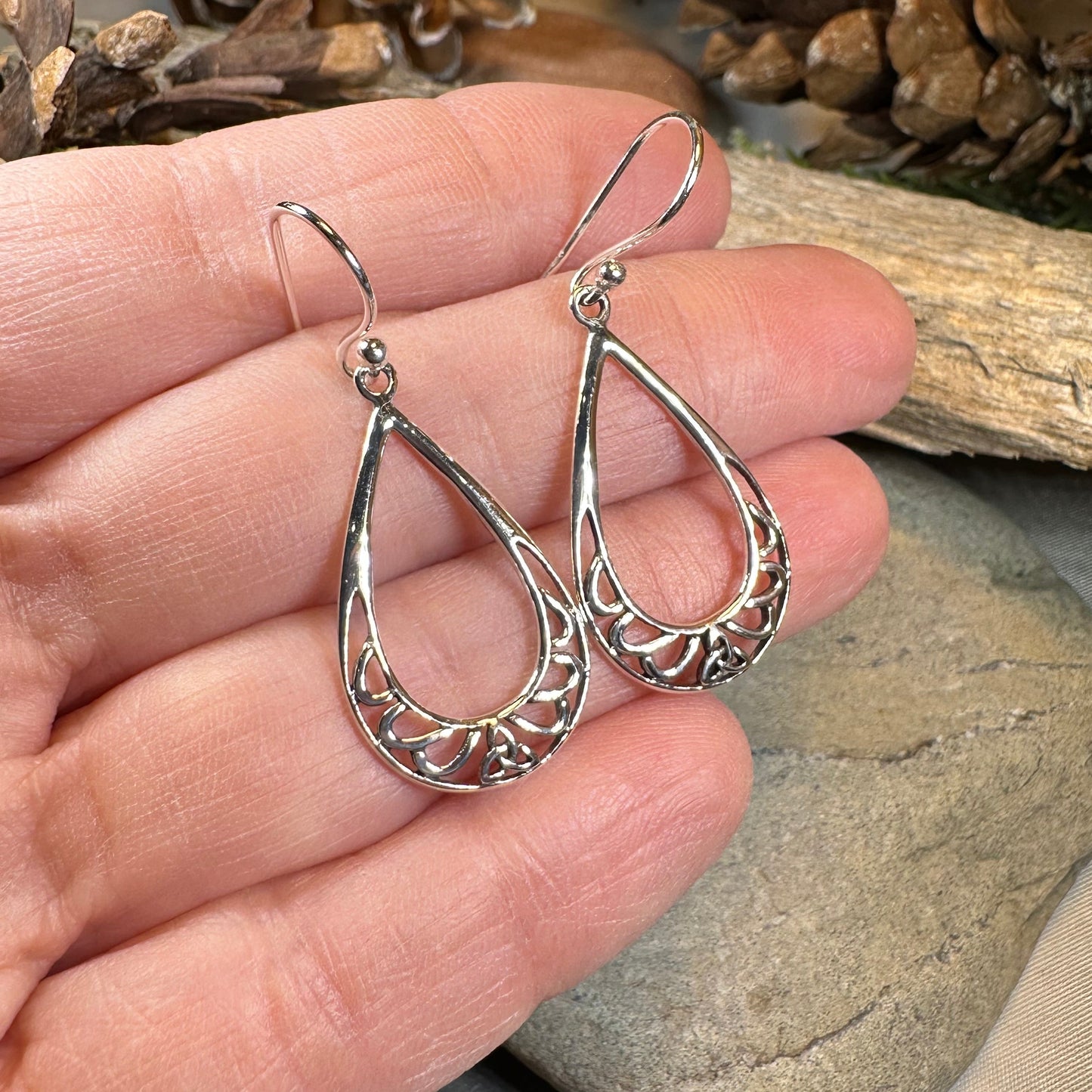 Colleen Celtic Knot Earrings — view 3
