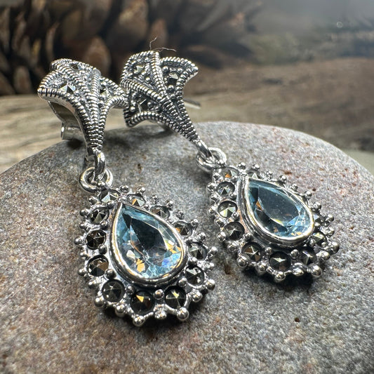 Coco Marcasite Earrings — view 3