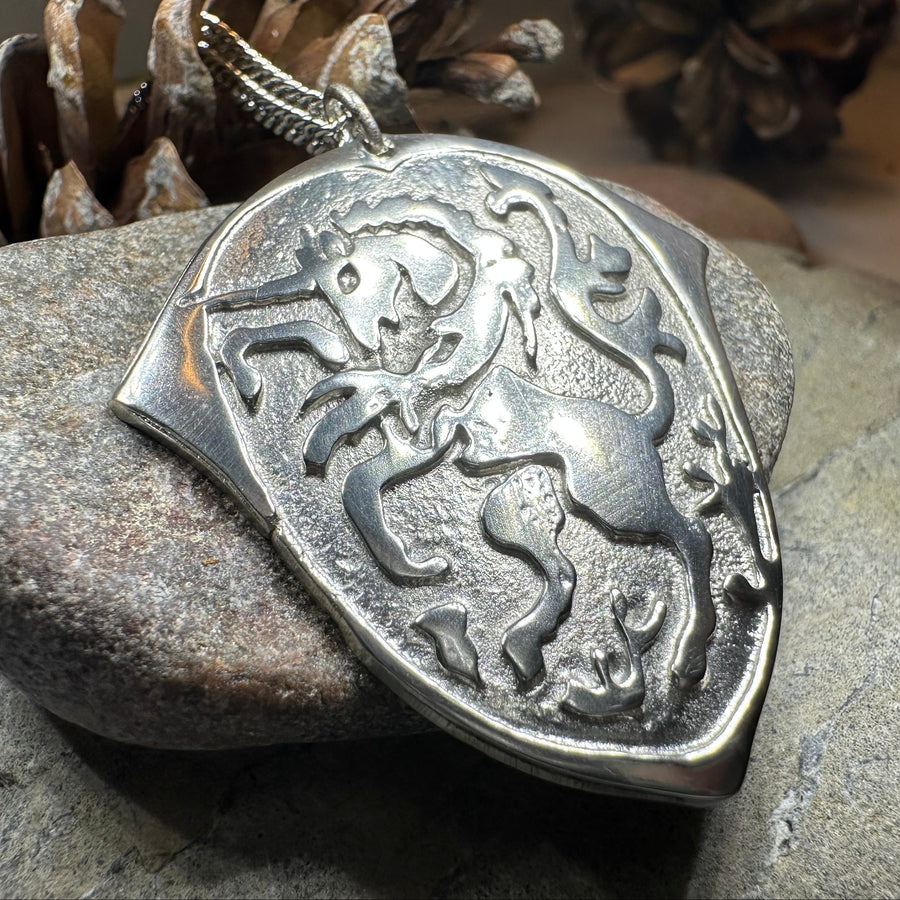 Unicorn of Scotland Medallion Necklace - Handmade in Scotland