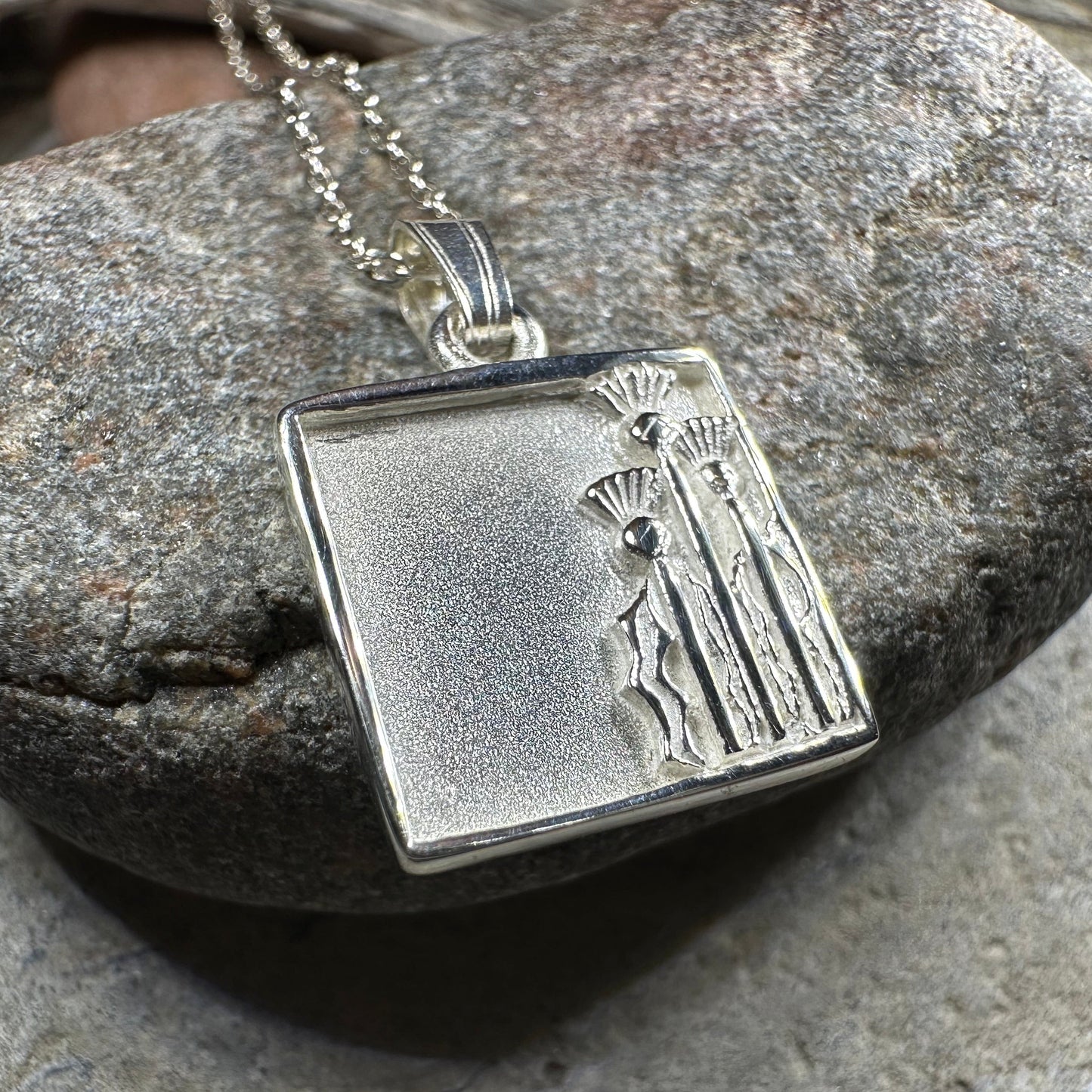 Tarbet Scottish Thistle Necklace - Handmade in Scotland