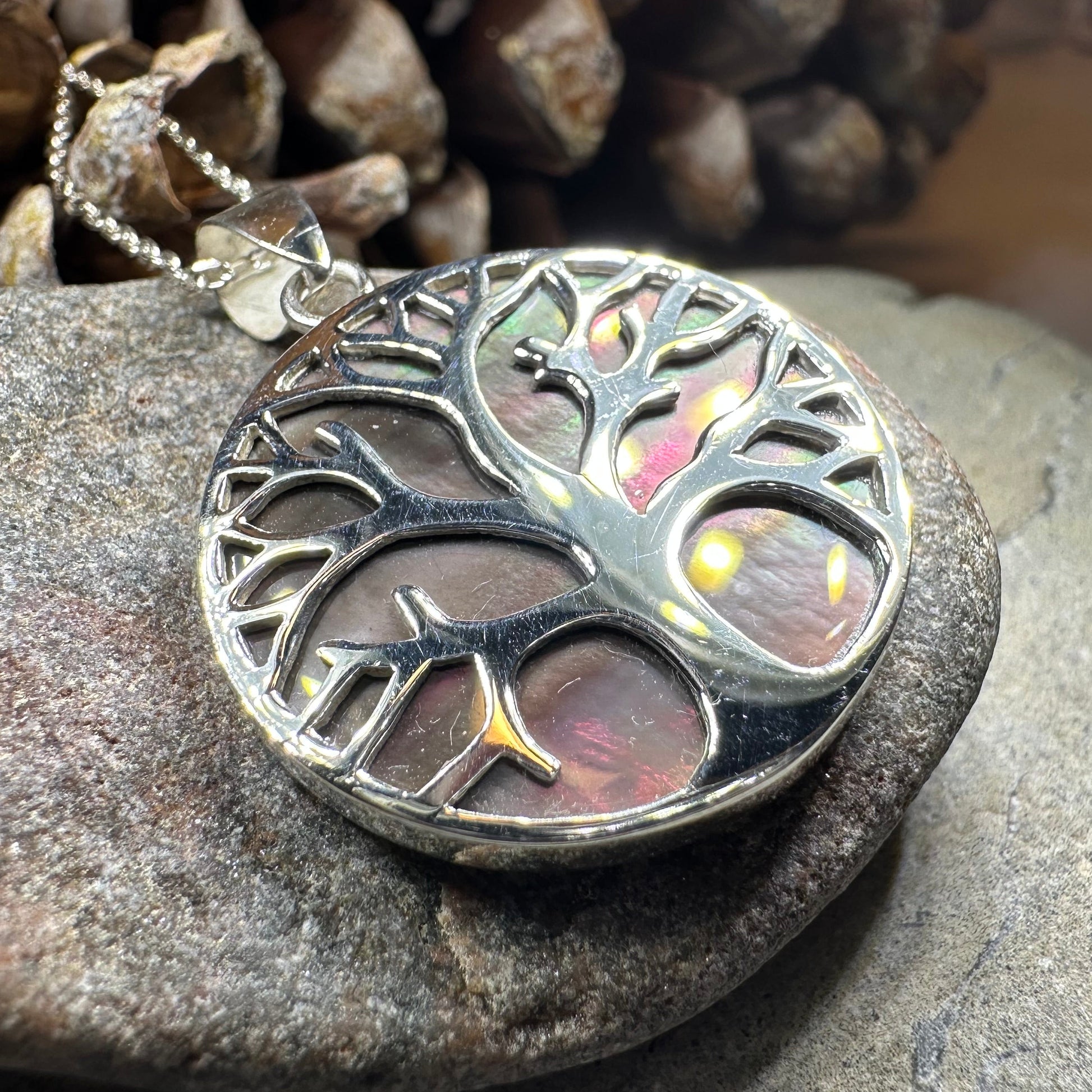 Larina Tree of Life Shell Necklace — view 3