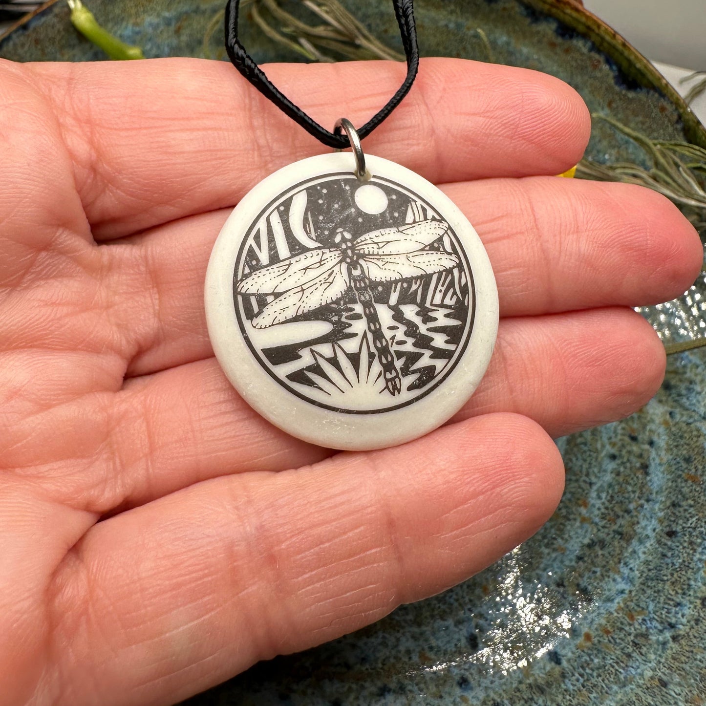 Artisan Dragonfly Necklace - Handmade in the U.S.A.