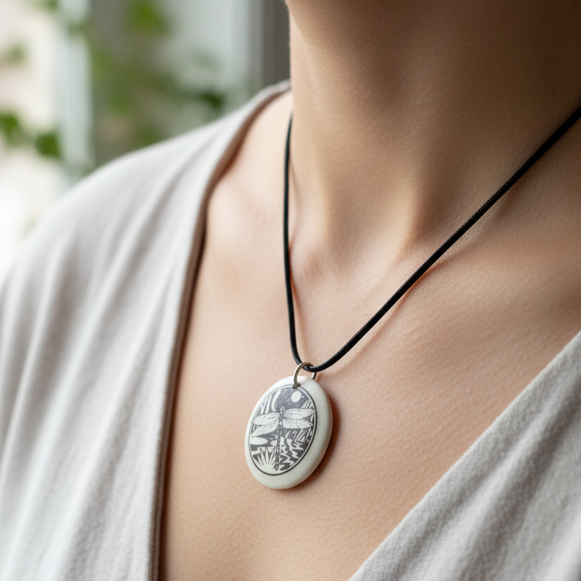 Artisan Dragonfly Necklace - Handmade in the U.S.A.