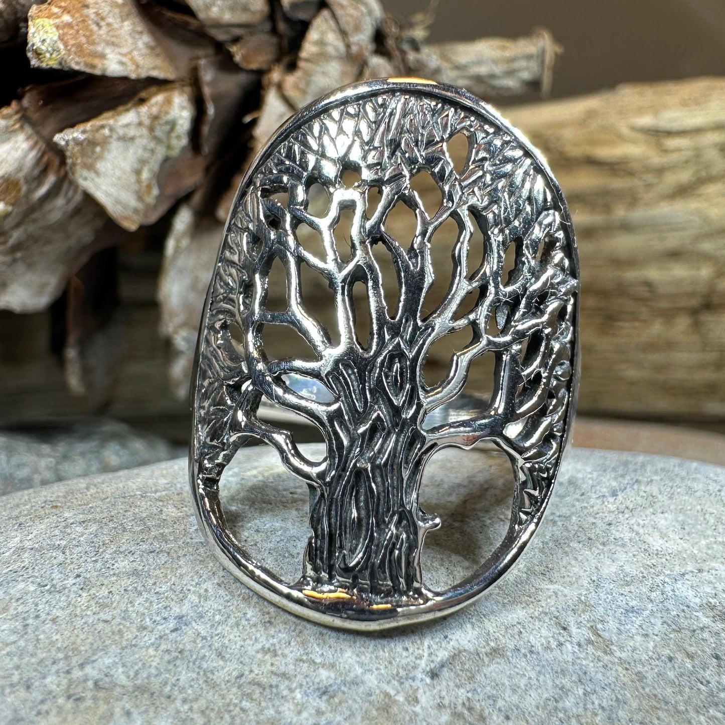 Realistic Tree of Life Ring — view 9
