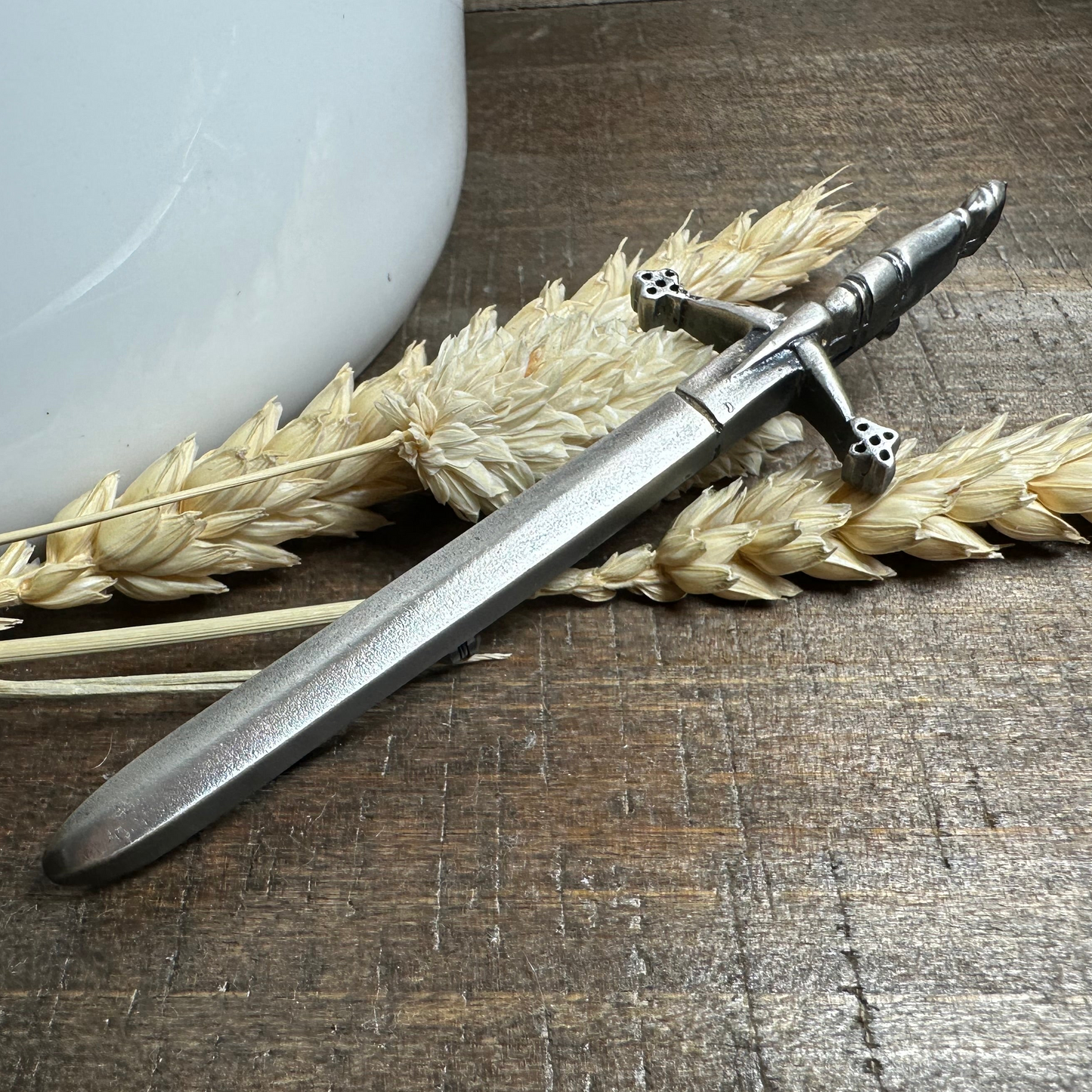 Highland Warrior Claymore Sword Kilt Pin - Handmade in Scotland