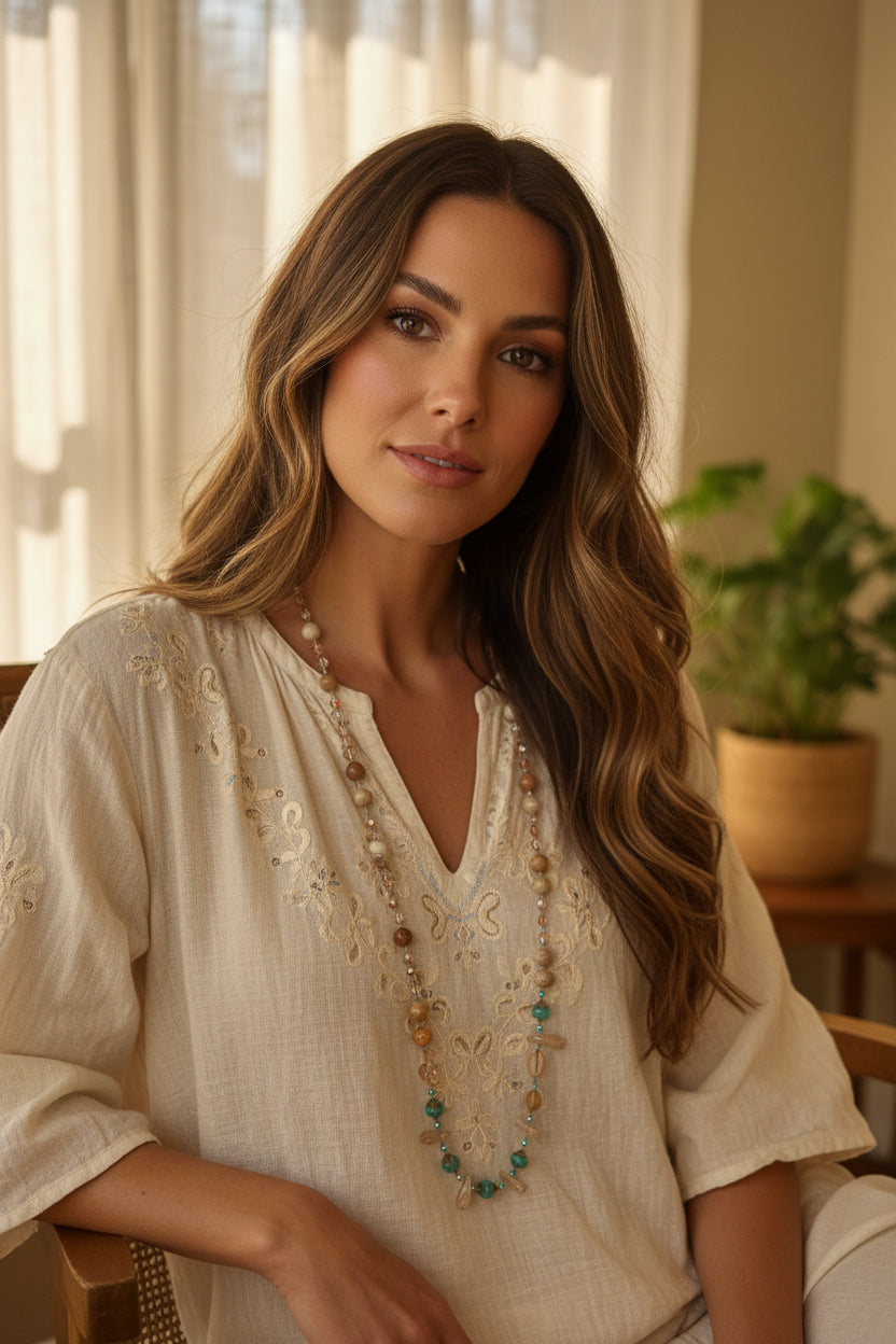Keem Bay Crystal Necklace — view 15