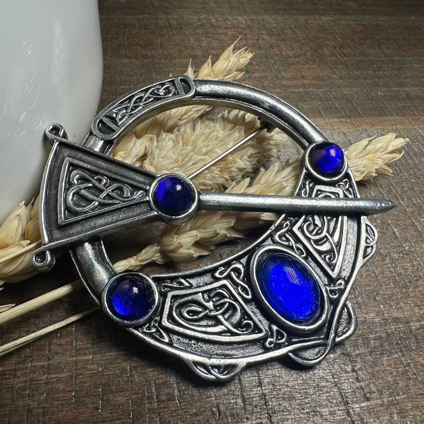 Lochdaw Celtic Penannular Brooch - Handmade in Scotland