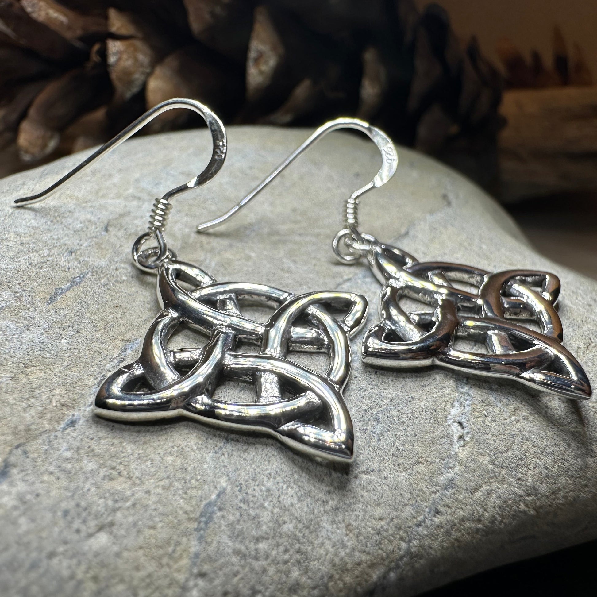Dynra Celtic Knot Earrings — view 5