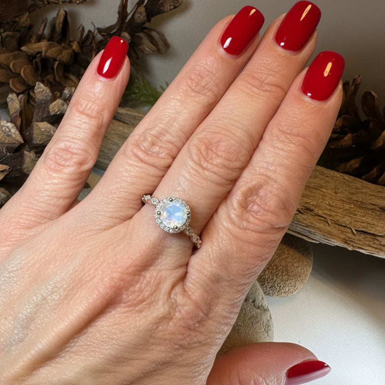 Dunaway Moonstone Ring — view 6