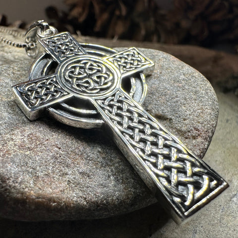 Load image into Gallery viewer, Macaille Celtic Cross Necklace
