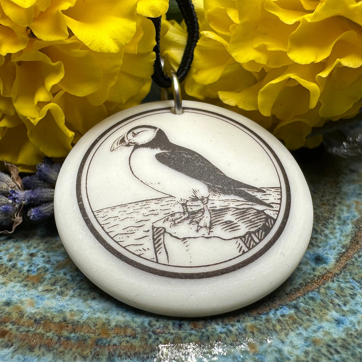 Artisan Puffin Necklace - Handmade in U.S.A.