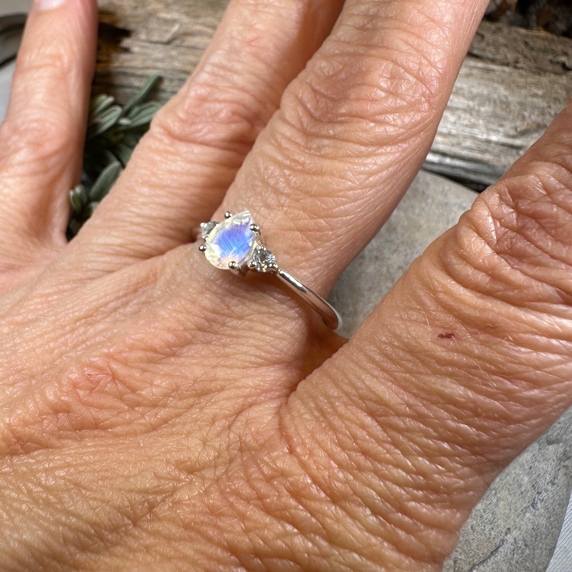 Rylena Moonstone Ring — view 10