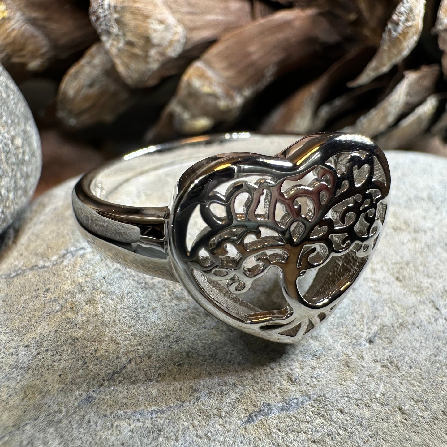 Heart Tree of Life Ring — view 12