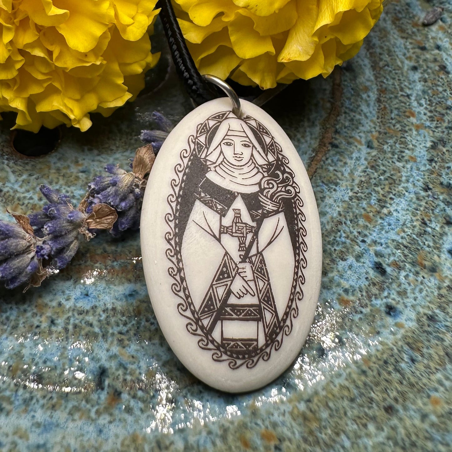 Artisan Irish Saint Brigid Necklace - Handmade in the U.S.A.