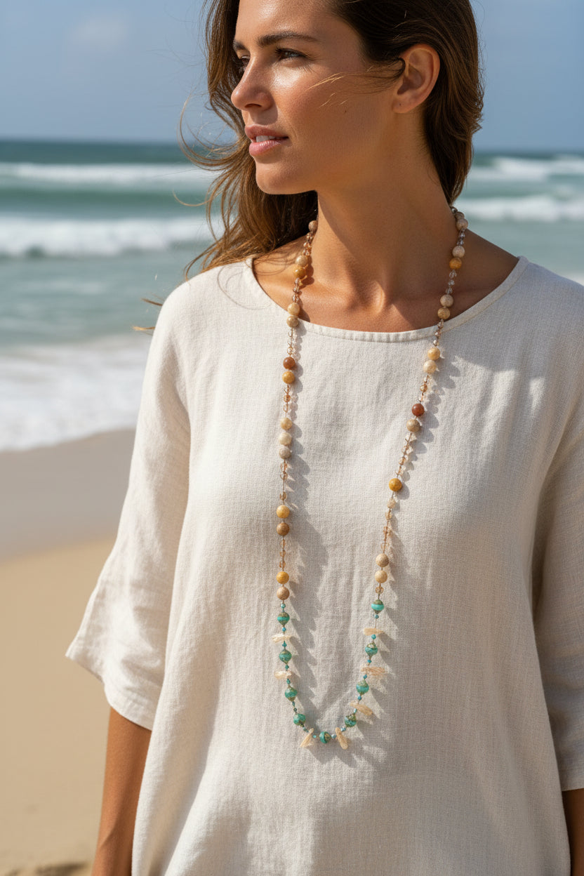 Keem Bay Crystal Necklace — view 17