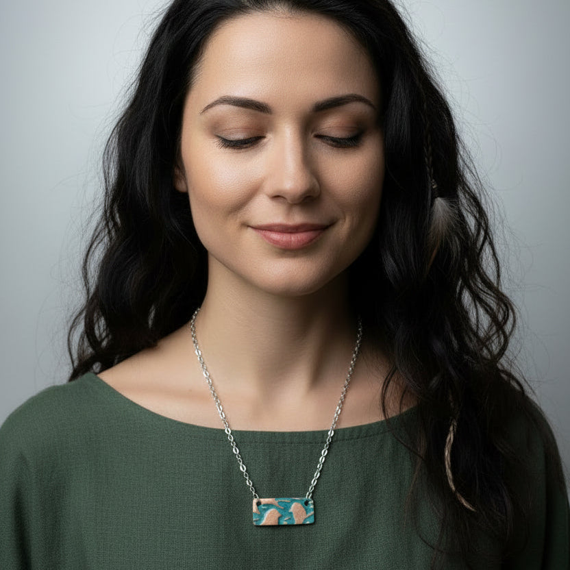 Summersong Bird Copper Necklace for Women