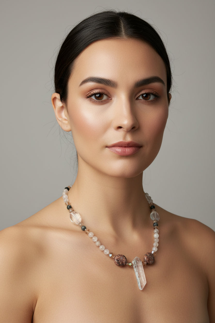 Celtic Mystic Crystal Necklace — view 7