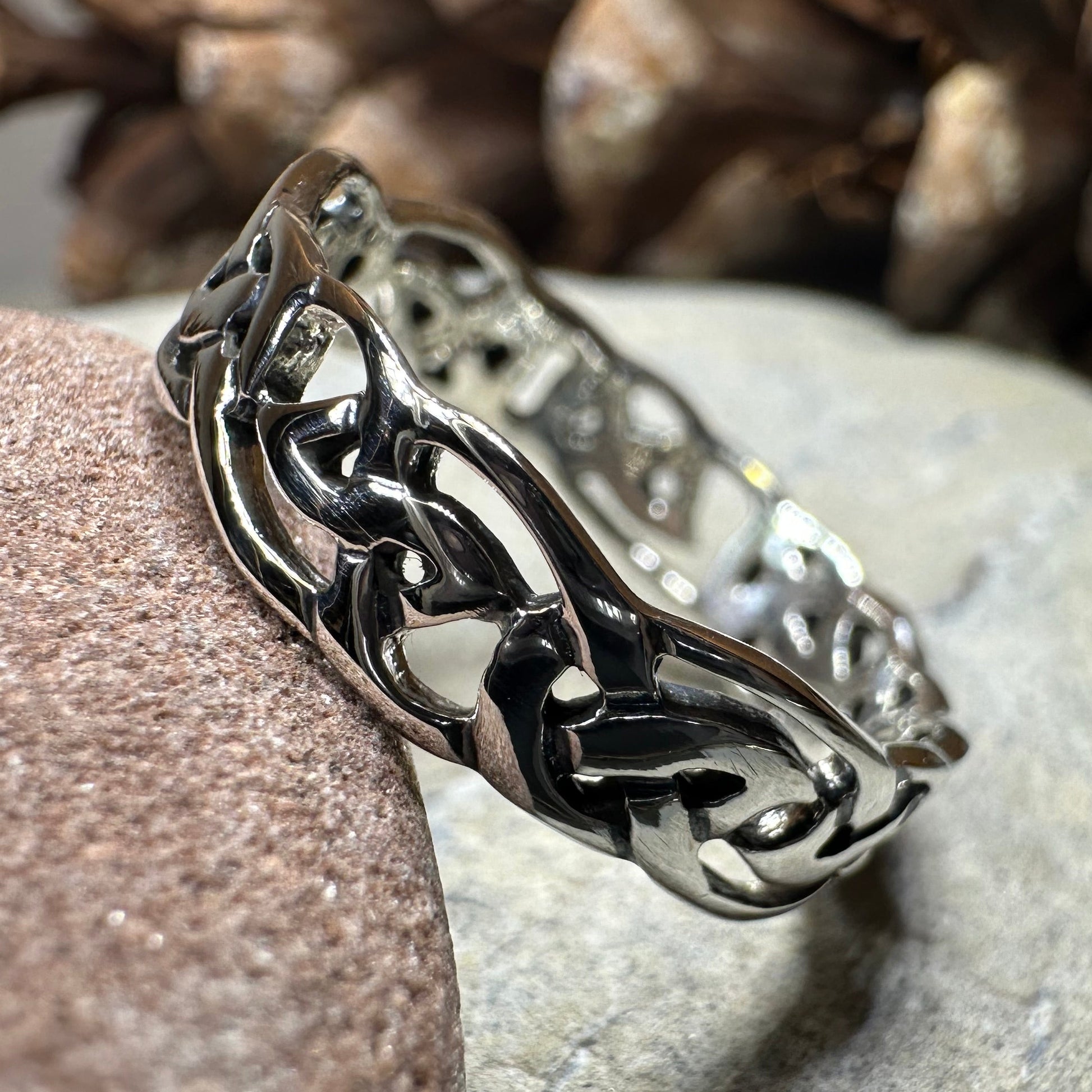 Classic Simplicity Celtic Knot Ring in sterling silver