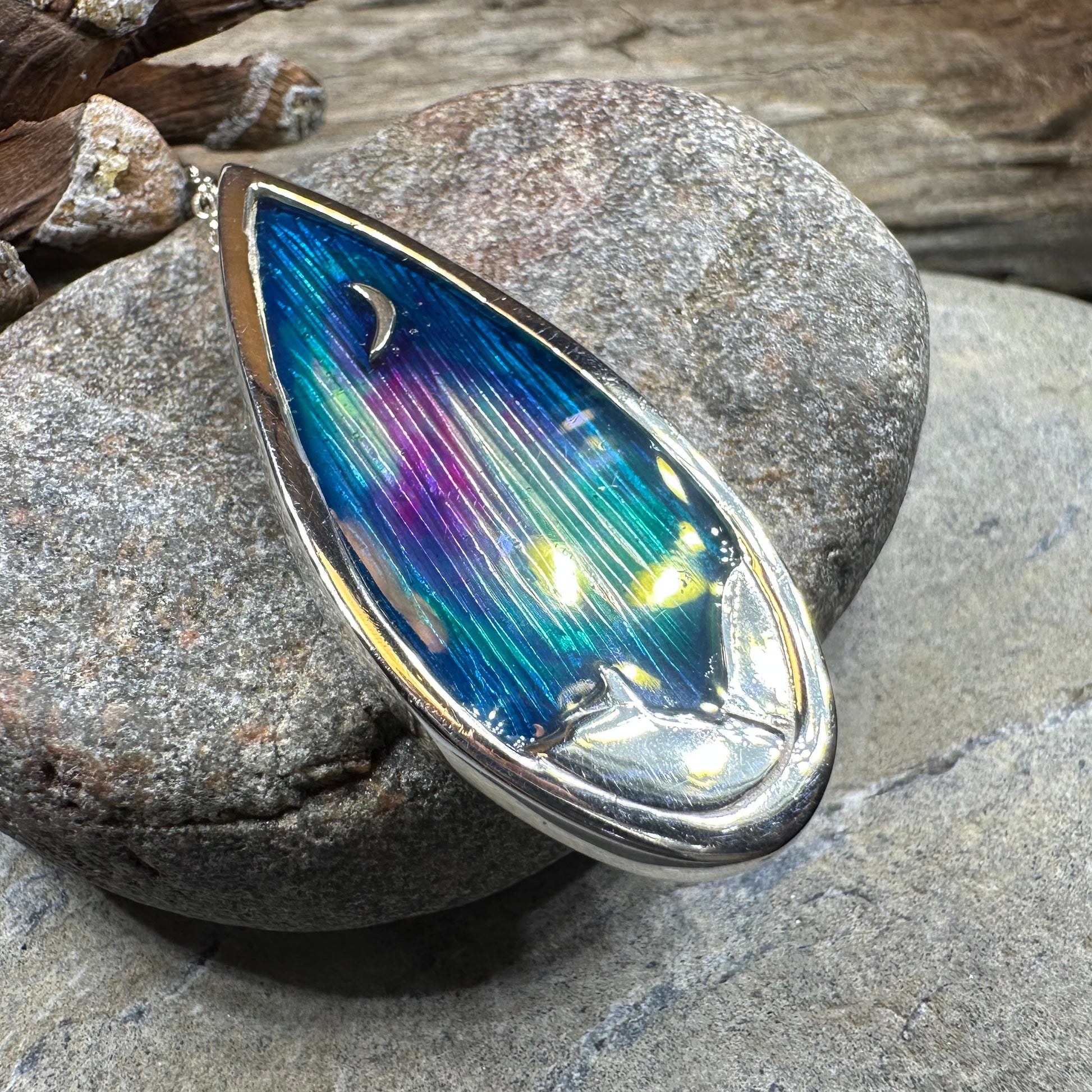 Northern Lights Sky Necklace - Handmade in Scotland — view 9