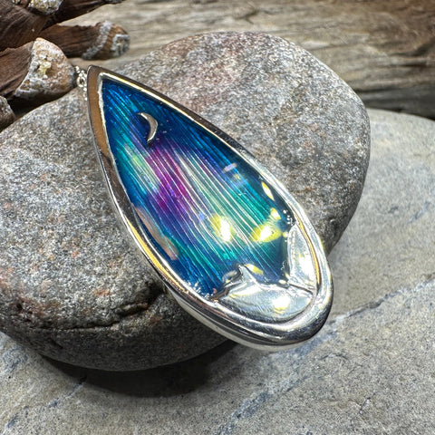 Load image into Gallery viewer, Northern Lights Sky Necklace - Handmade in Scotland
