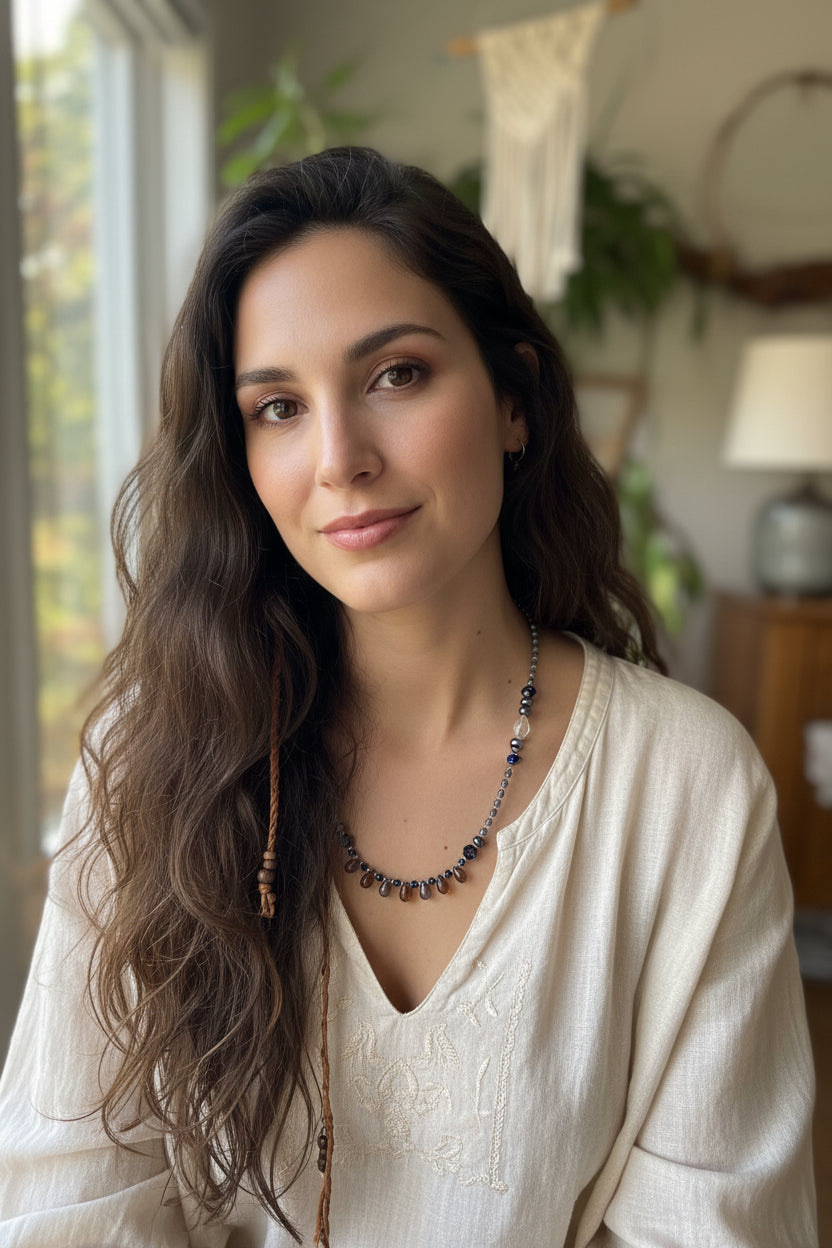 Celtic Twilight Crystal Necklace — view 6