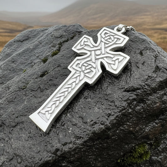 Mura Scottish Celtic Cross Necklace - Handmade in Scotland
