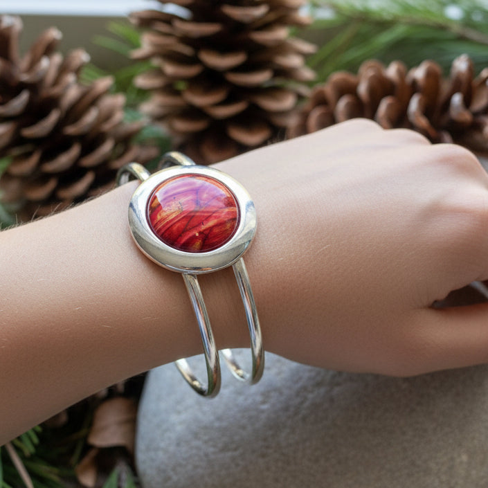 Elegant Scotland Heathergems Bracelet - Handmade in Scotland