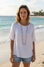 Load image into Gallery viewer, Pink Beach Blossom Long Necklace
