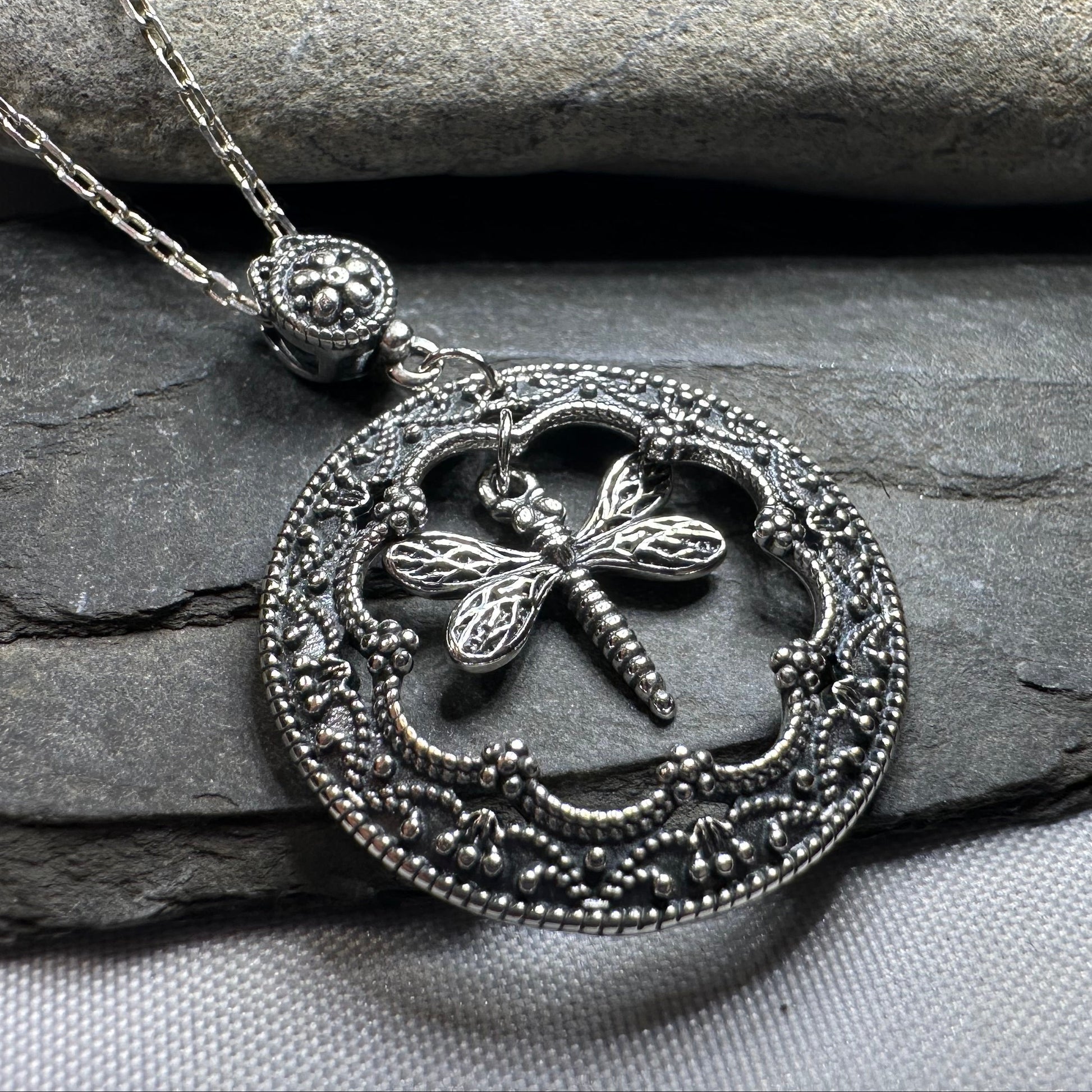Cheerful Dragonfly Necklace for Women — view 8