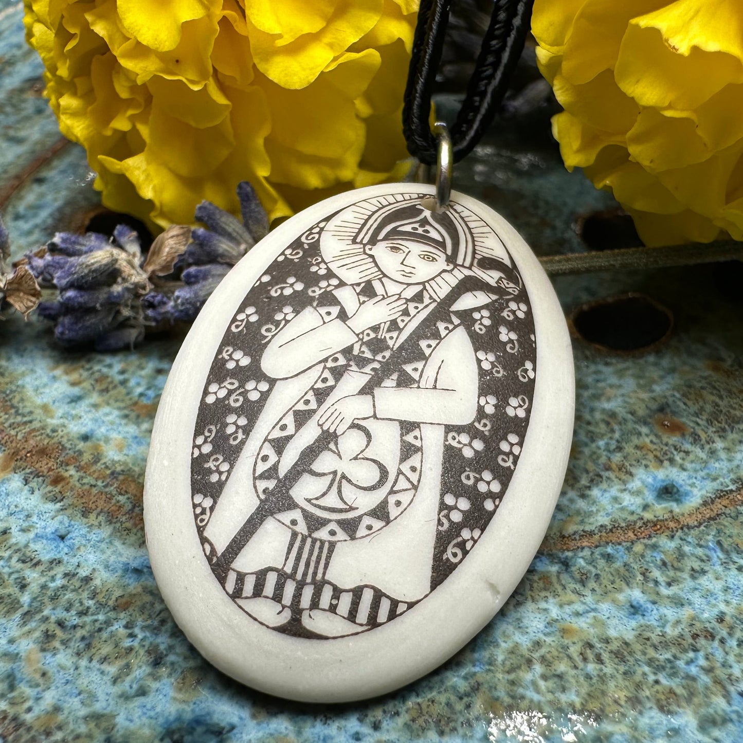 Artisan Irish Saint Patrick Necklace - Handmade in the U.S.A.