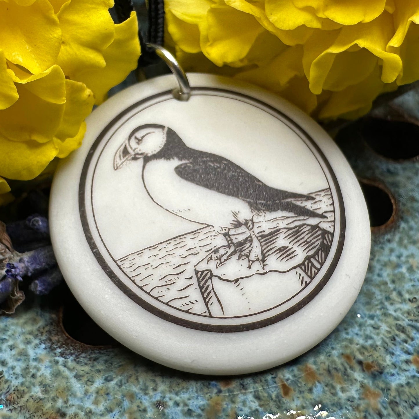 Artisan Puffin Necklace - Handmade in U.S.A.