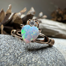 Load image into Gallery viewer, Raynette Claddagh Opal Ring
