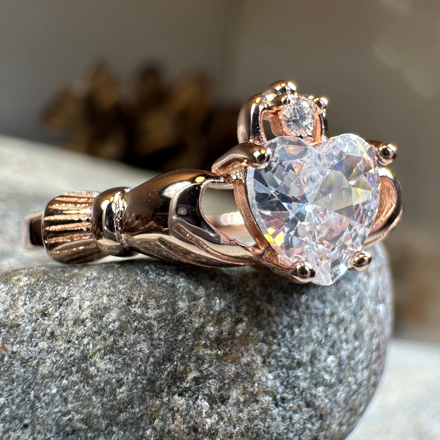Emyvale Claddagh Ring — view 8