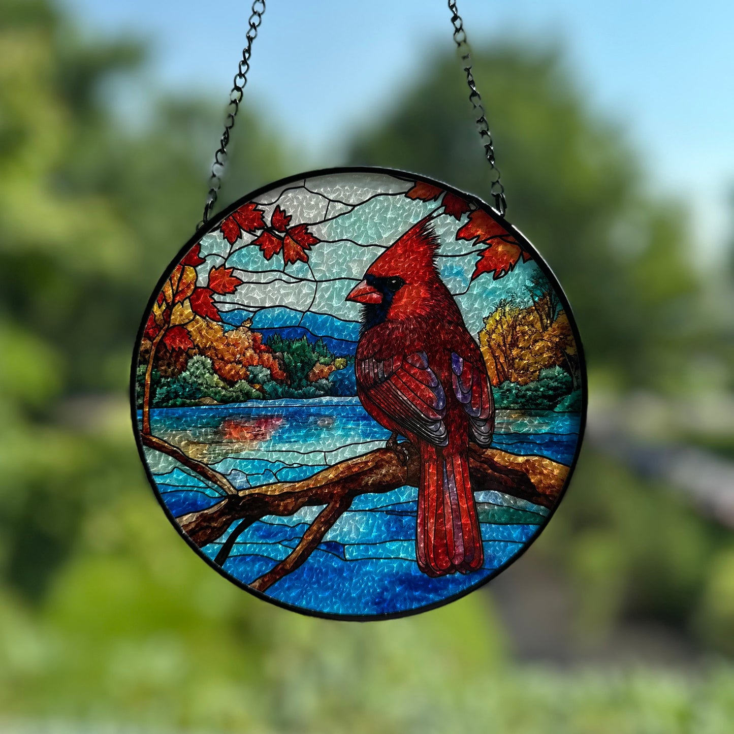 Lakeside Cardinal Suncatcher