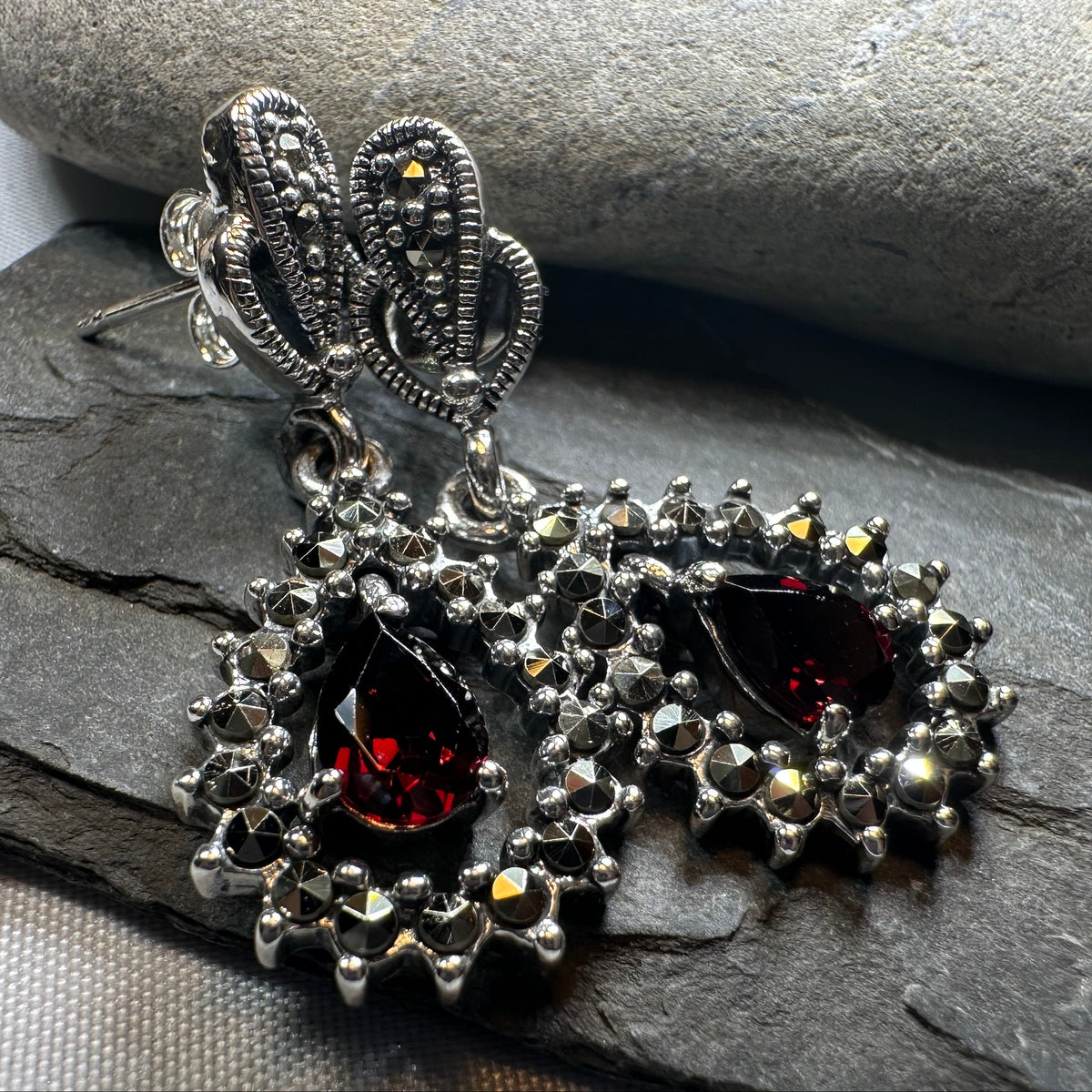 Bebe Marcasite Earrings — view 9
