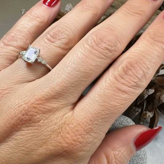 Hilaria Moonstone Ring — view 5