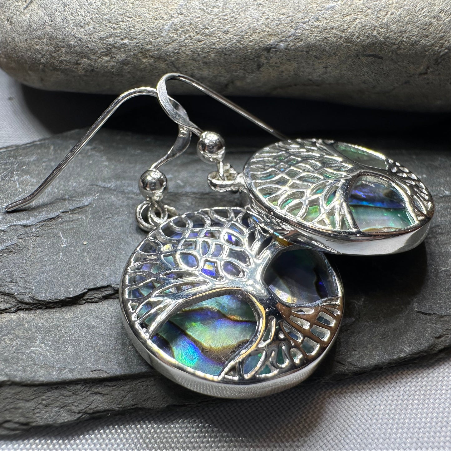 Robyn Tree of Life Earrings in Sterling Silver