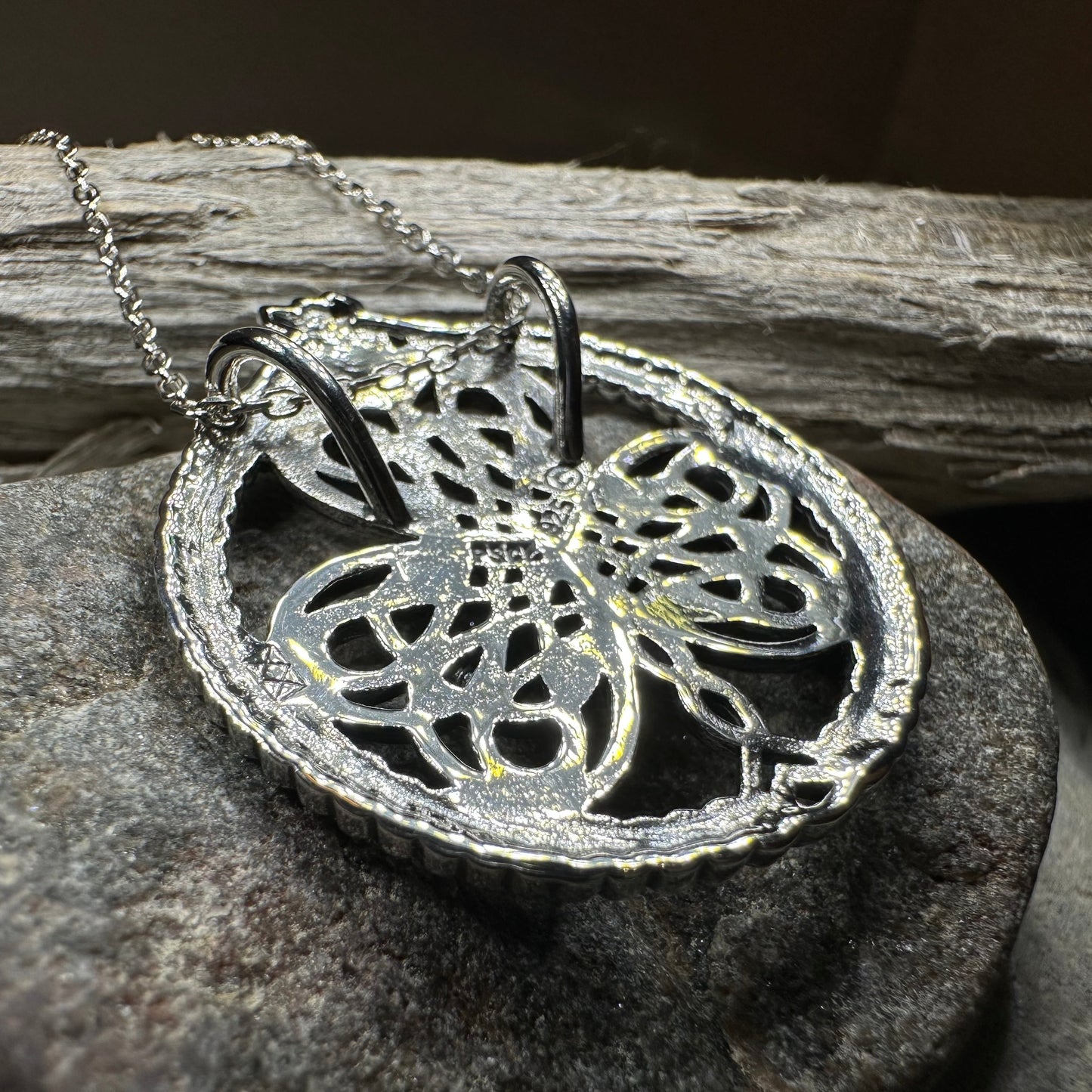 Sylvania Irish Shamrock Claddagh Necklace — view 6