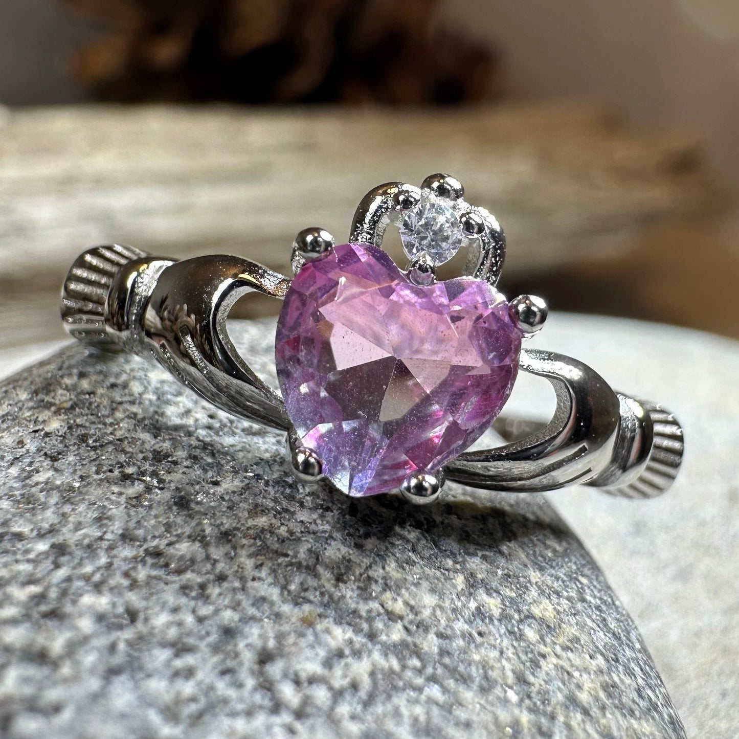 Ombre Claddagh Ring — view 5