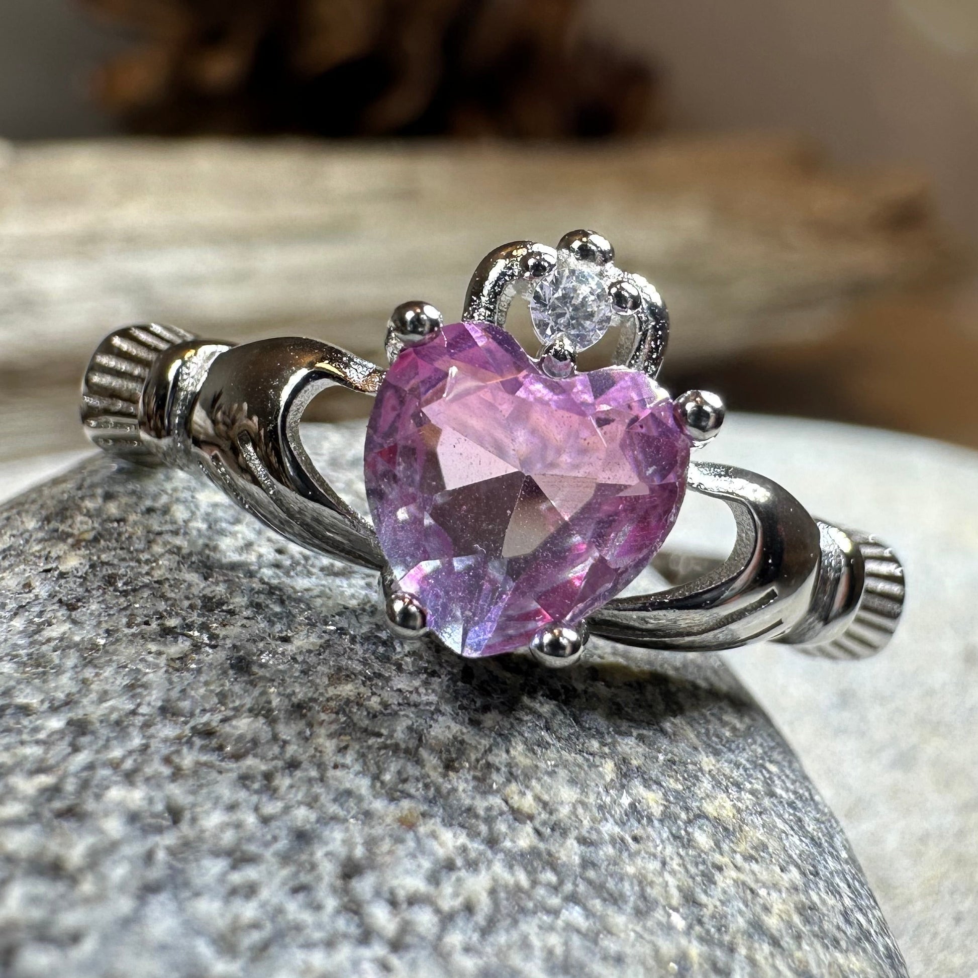 Ombre Claddagh Ring — view 5