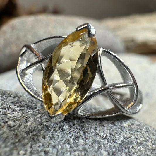 Millicent Celtic Trinity Knot Ring — view 3
