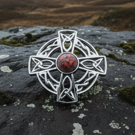 Carlow Celtic Brooch - Handmade in Scotland
