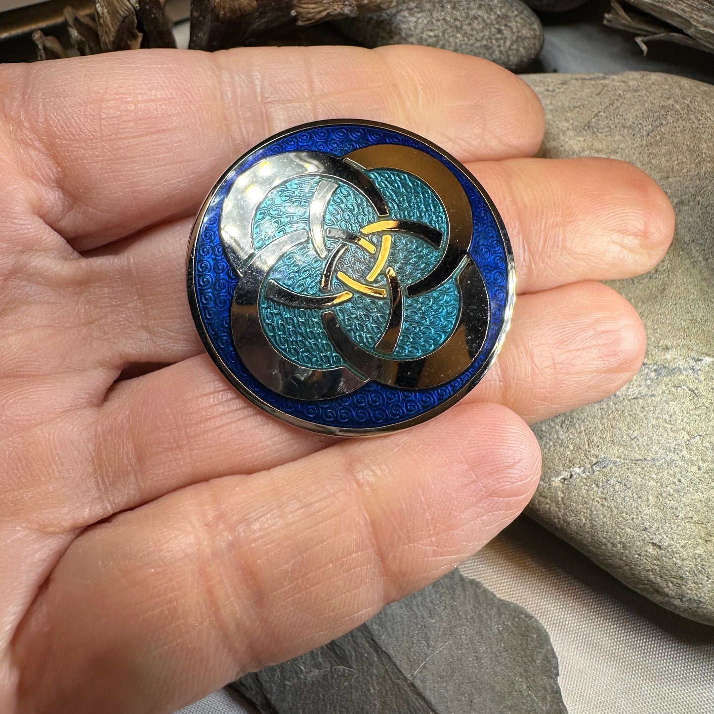 Five Fold Celtic Brooch — view 10