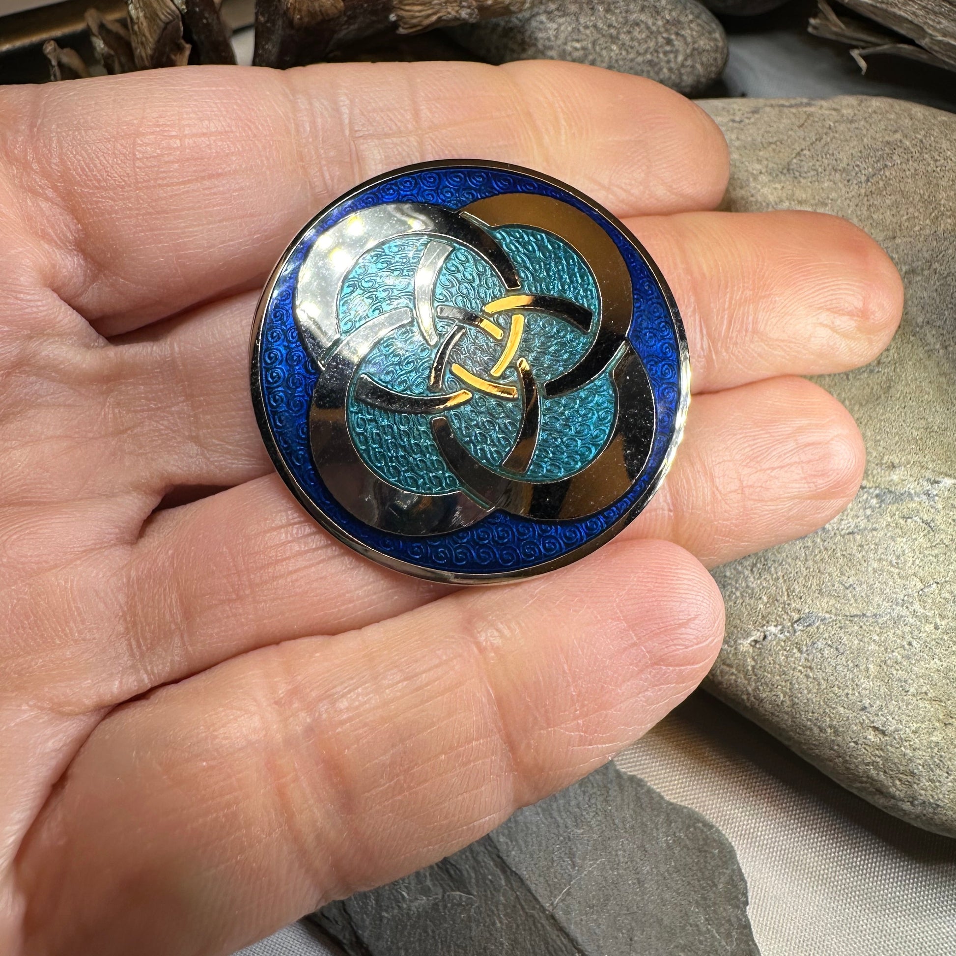 Five Fold Celtic Brooch — view 10