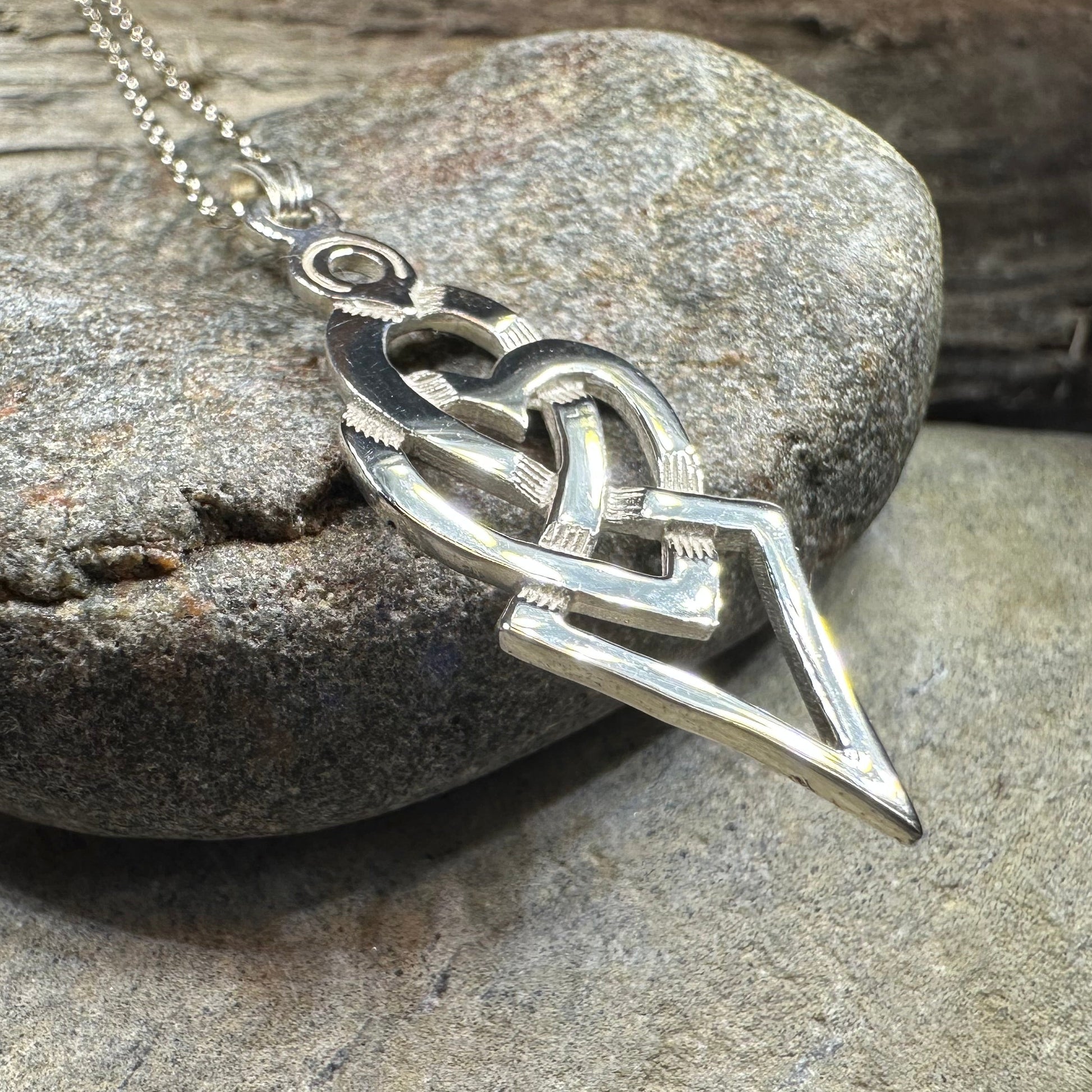Fior Celtic Love Knot Necklace - Handmade in Scotland — view 9